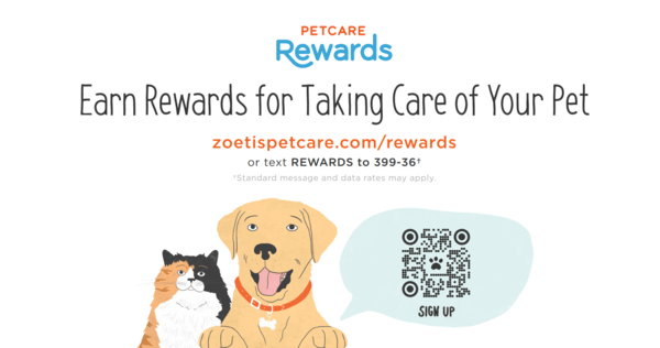 Zoetis Petcare Rewards available at DePorre Veterinary Hospital in Bloomfield Hills, MI